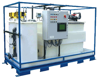 pH System for the nutralization of acid and caustic