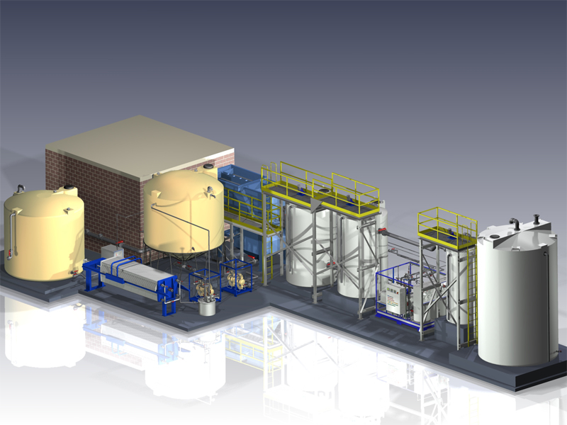 Hydrofluoric Acid neutralization system and fluoride treatment system Fluoride Reduction System and HF Neutralization